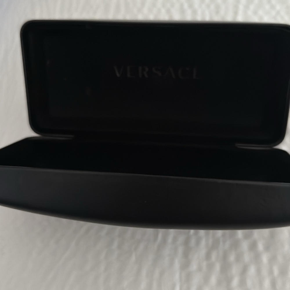 Versace Black Eyeglass Case - Picture 5 of 6